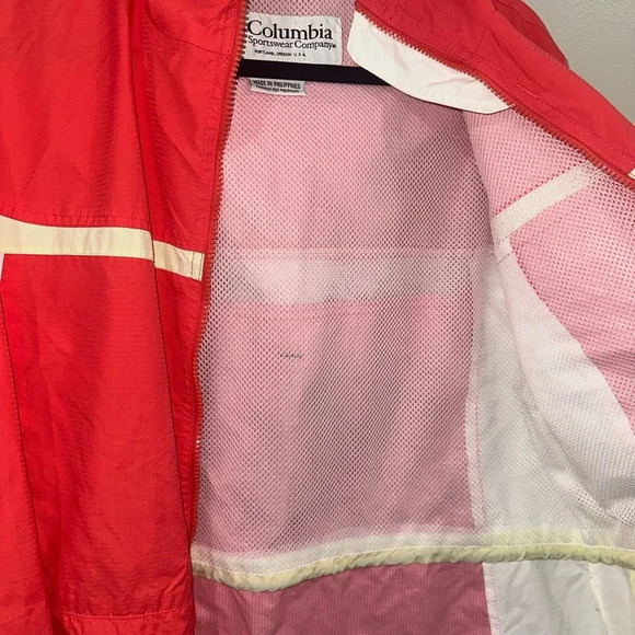 Vintage 1990's Columbia Windbreaker Jacket Packable. Women’s size Medium. - Picture 9 of 9